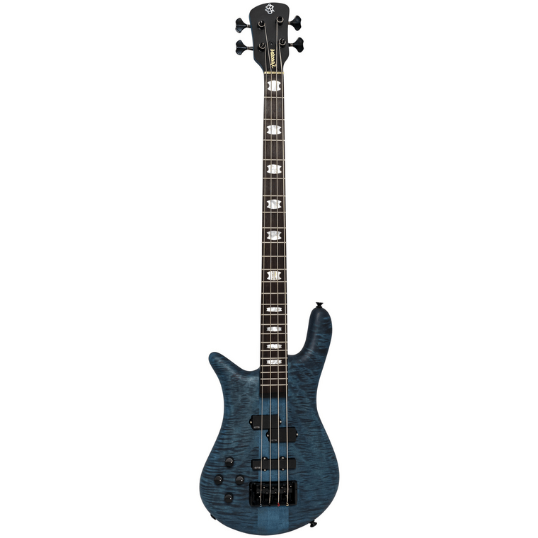 Spector EURO4LXBBMLH Euro 4 LX Left-Handed Electric Bass Guitar - Black & Blue