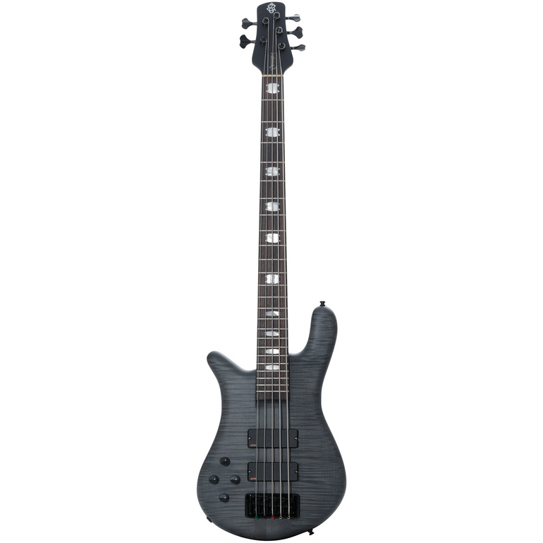 Spector EURO5LXMBKSLH Euro 5 LX Left Handed 5-String Electric Bass Guitar - Trans Black Stain Matte
