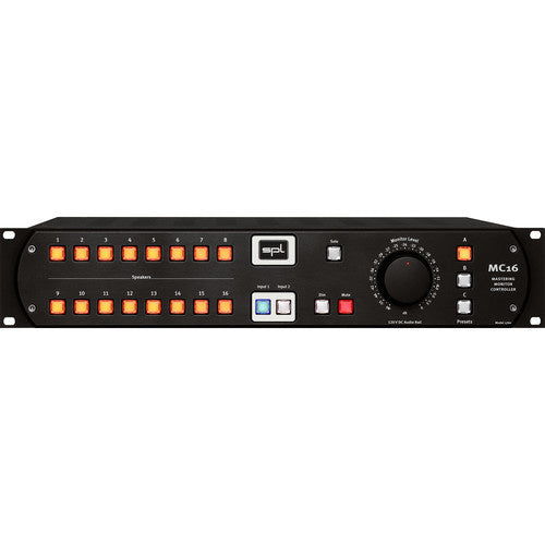SPL MC16 Mastering Grade Monitor Controller - All Black