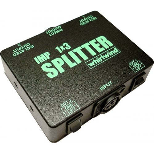 Whirlwind SP1X3 Mic Splitter (1x3) - Red One Music