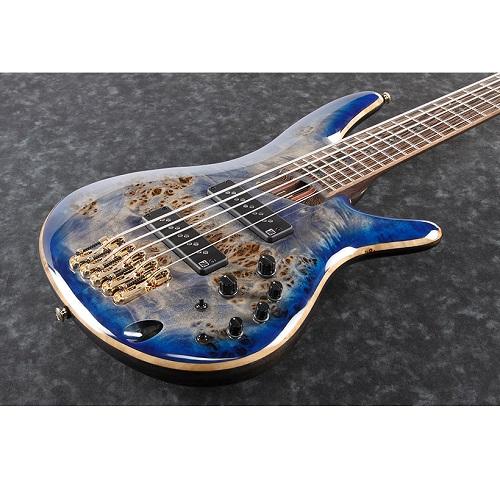 Ibanez Sr2605-Cbb Cerulean Blue Burst 5 Strings Bass - Red One Music