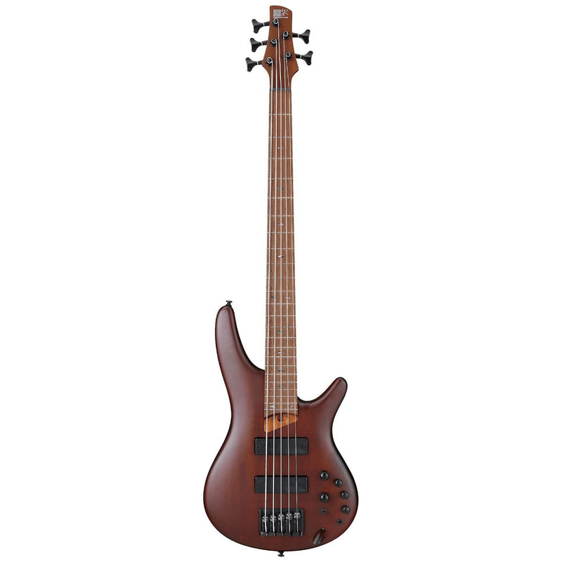 Ibanez SR505E-BM SR 5 String Electric Bass w/Bartolini Pickups (Brown Mahogany)