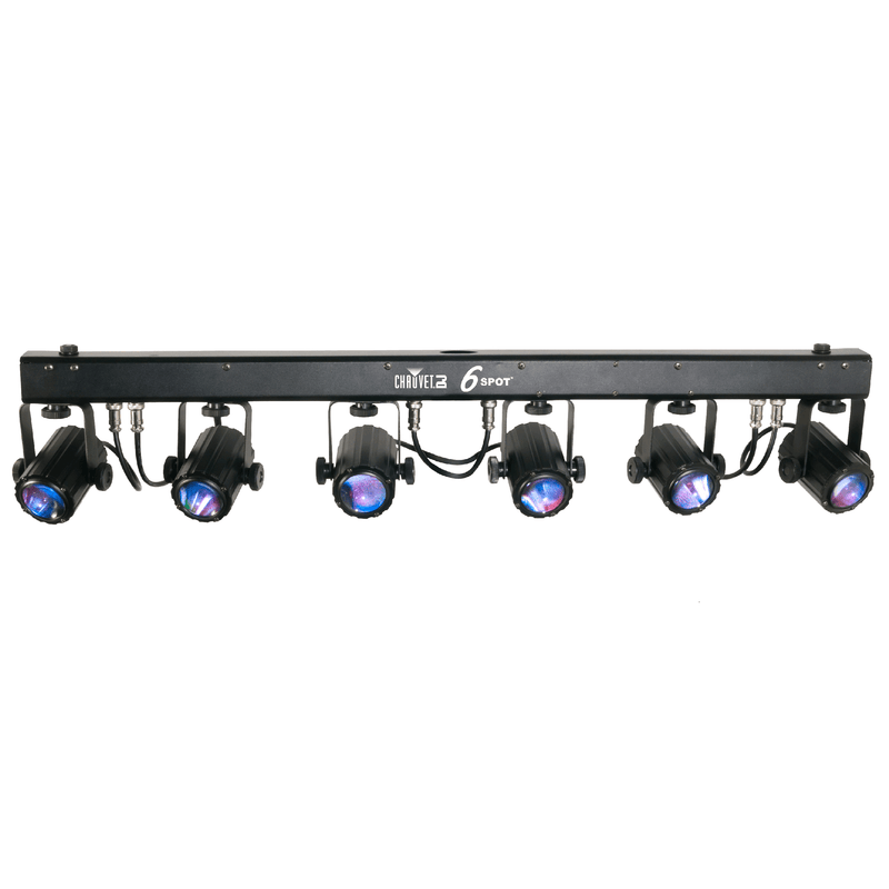 Chauvet 6Spot Led Effect Light Of Beams Using 4 Heads - Red One Music