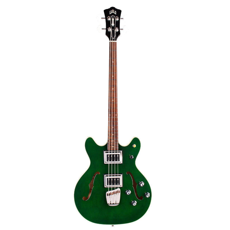 Guild NEWARK Starfire Bass II - Dual-Pickup Semi-Hollow Bass Guitar - Emerald Green