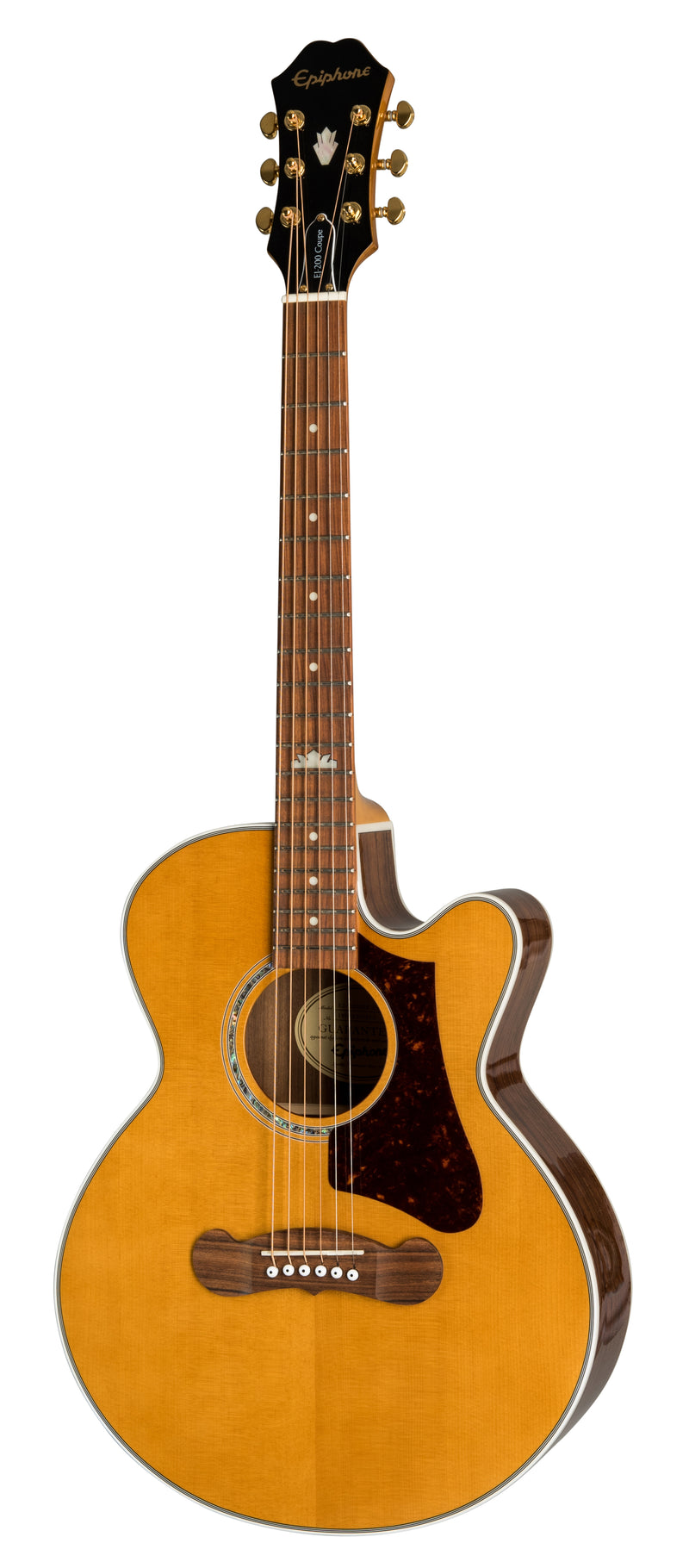 Epiphone J-200 EC Series Acoustic Electric Guitar (Vintage Natural)