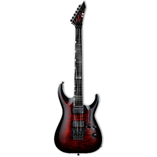 Guitare électrique ESP E-II HORIZON FR-II (voir à travers Black Cherry Sunburst)