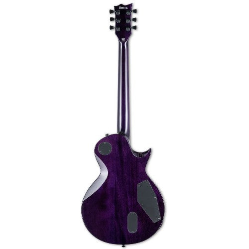 ESP LTD EC-1000 Left-Handed Electric Guitar (See Thru Purple Sunburst)