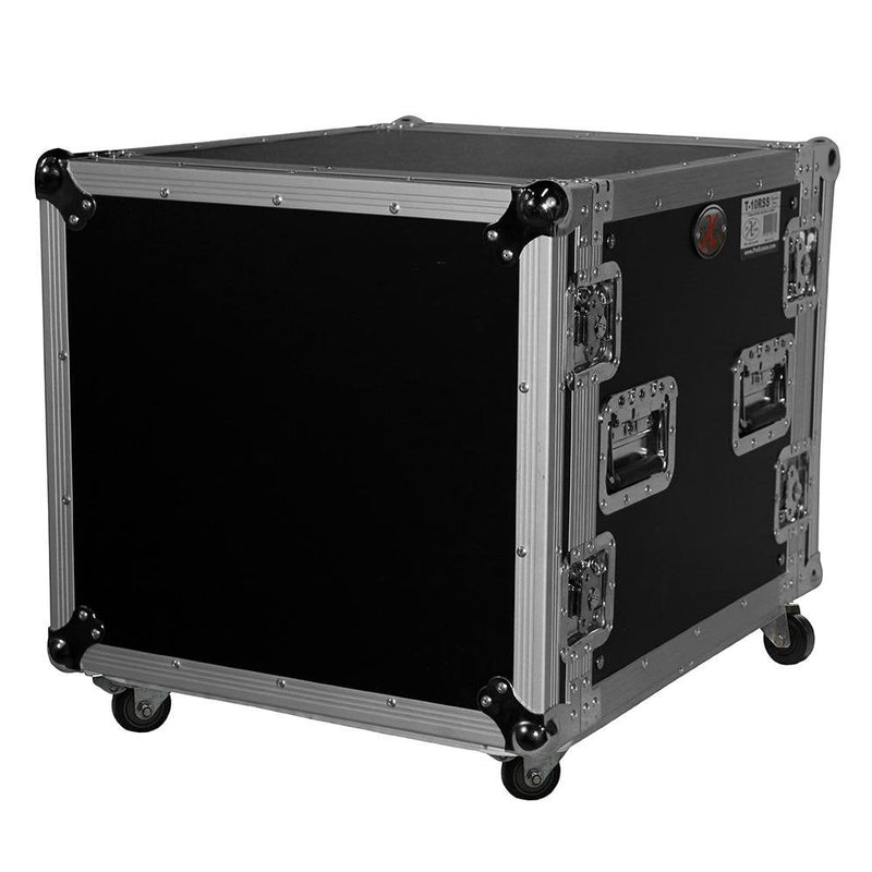 Prox T-10RSS 10U Rack Case 19In Deep W Casters - Red One Music