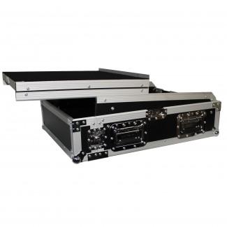 ProX XS-19MIX13ULT 13U Universal 19 Rackmount Mixer Up To 13U W Laptop Shelf - Red One Music