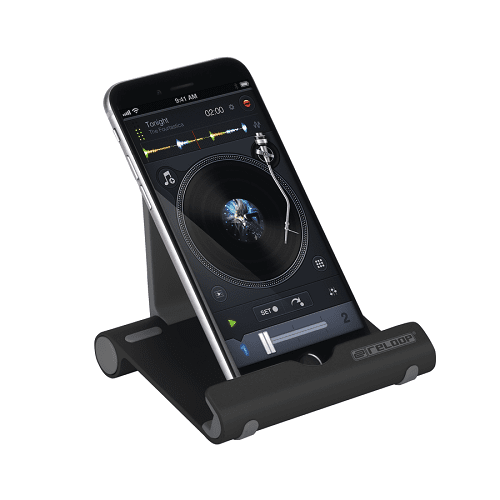 Reloop Tablet Stand Pocket-Sized Sturdy-Built Stand For Many Tablets And Smartphones - Red One Music
