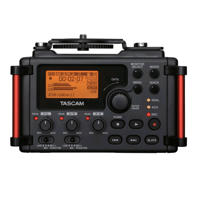 Tascam DR-60DMK2 The Only Portable Recorder Designed For Dslr Filmmakers - Red One Music