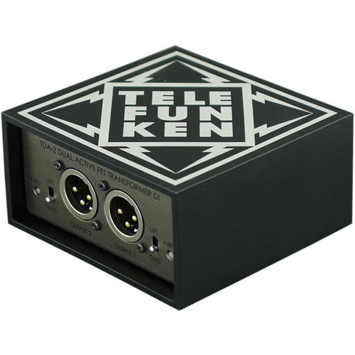 Telefunken TDA-2 Dual-Channel Active Direct Box - Red One Music
