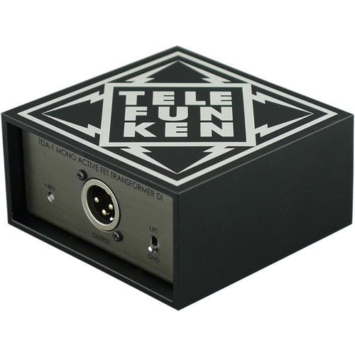 Telefunken TDA-1 Single-Channel Active Direct Box - Red One Music