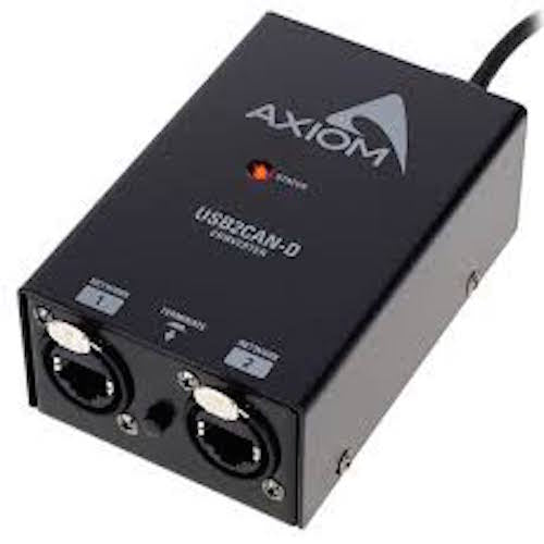 Axiom Usb2Cand 2 Output Usb Can Converter - Red One Music