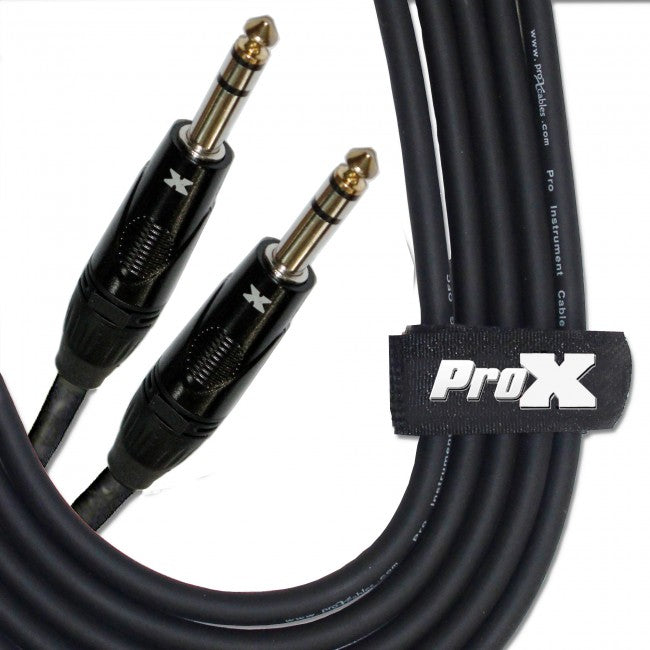 Câble audio haute performance ProX XC-TRS05 équilibré 1/4" TRS-M vers TRS-M - 5'