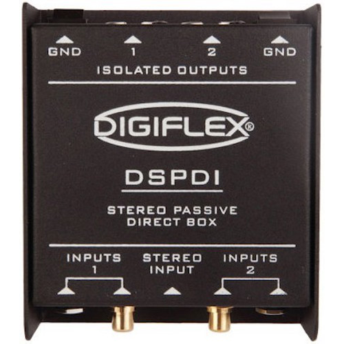 Digiflex Dspdi Dual Channel Passive Direct Box With 5260 1 Frasl4 - Red One Music