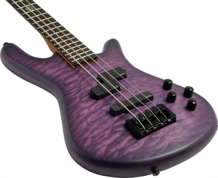 Spector NSPULSE4UVM NS Pulse Electric Bass w/ EMG Pickups - Ultra Violet Matte
