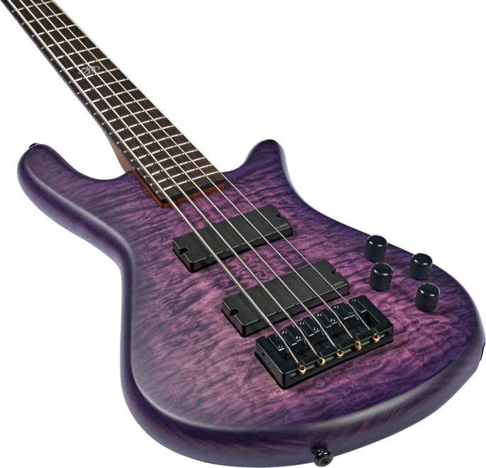 Spector NSPULSE5UVM NS Pulse 5-String Electric Bass w/ EMG Pickups - Ultra Violet Matte
