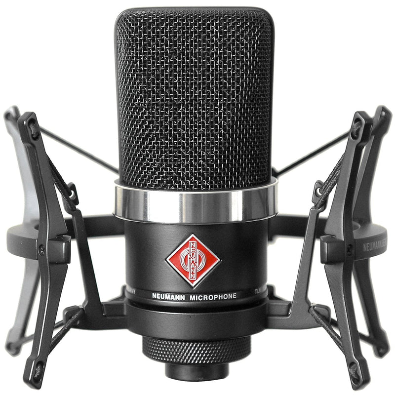 Neumann Tlm 102Bk Studio Set Large Diaphragm Studio Condenser Microphone - Red One Music