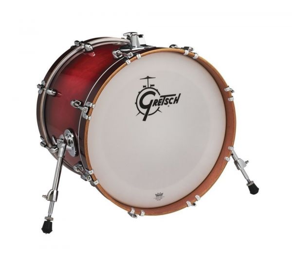 Gretsch Drums CT1-1418B-GCB Catalina Club Bass Drum (Gloss Crimson Burst) - 18" x 14"