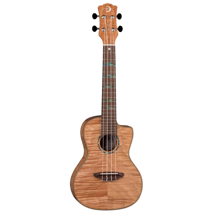 Luna UKE HTC EXM High Tide Exotic Concert Ukulele (Satin Natural)