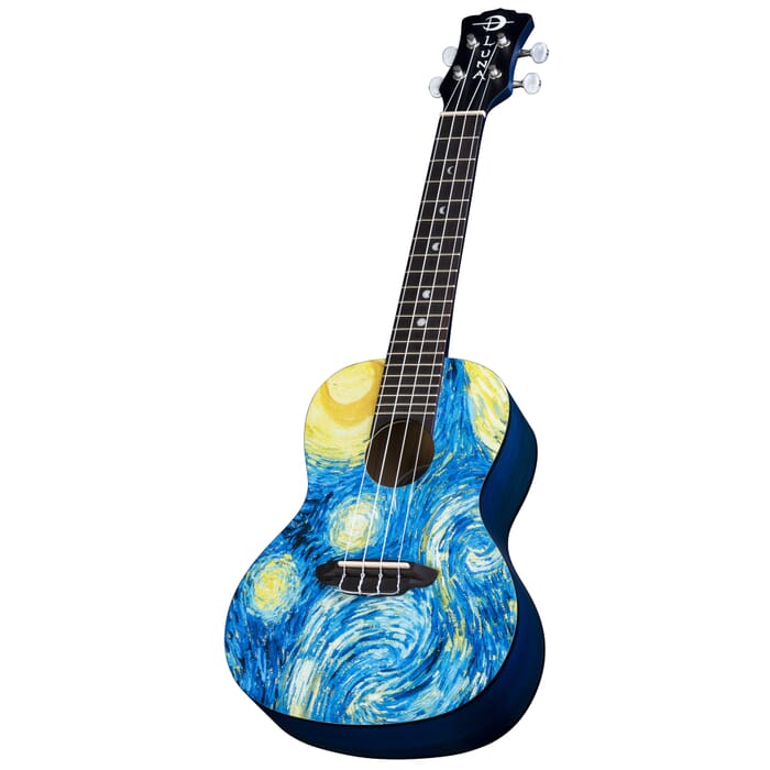 Luna UKE STR C Concert Ukulele (Starry Night)