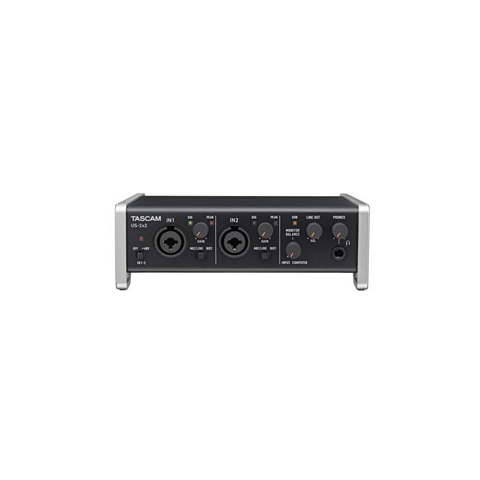 Tascam US-2X2 2-In 2-Out Audiomidi Interface - Red One Music