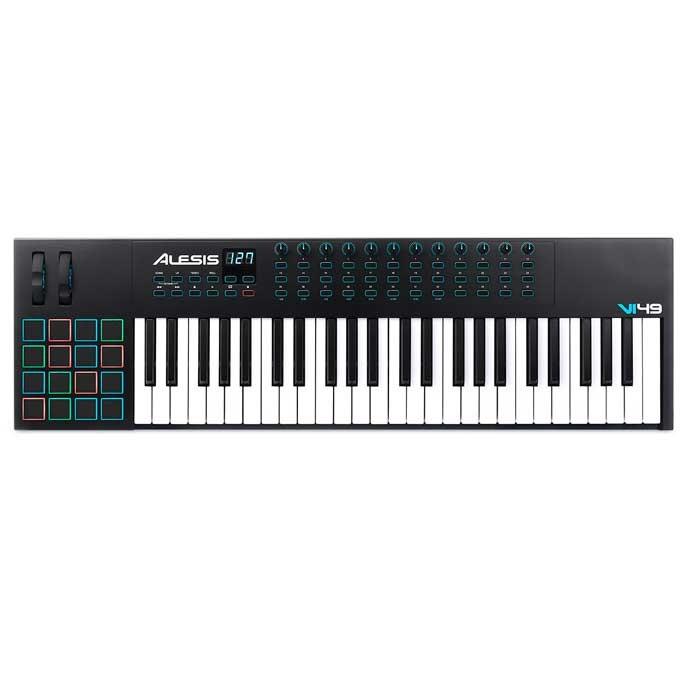Alesis Vi49 Advanced 49-Key Usbmidi Keyboard Controller - Red One Music