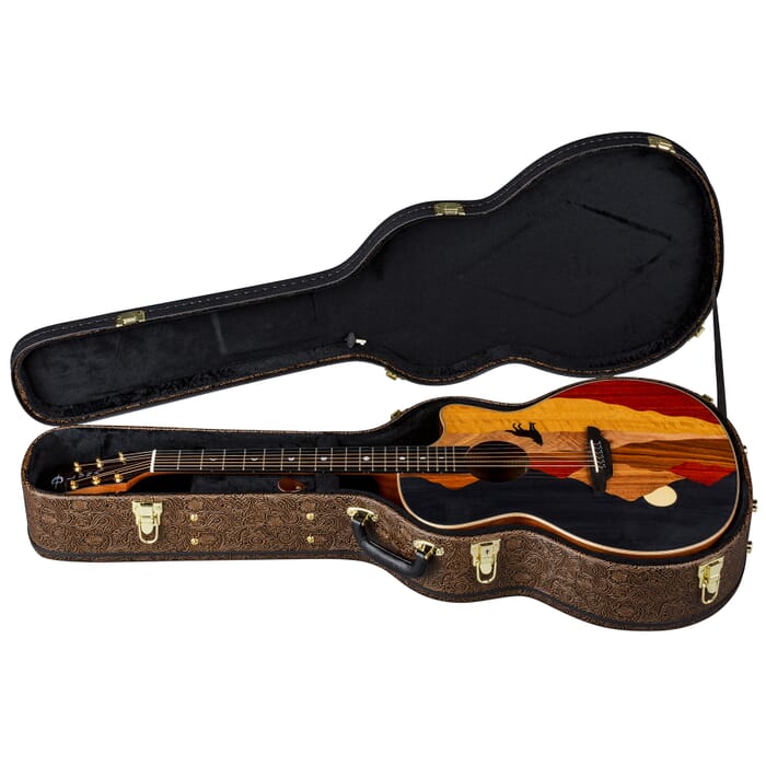 Luna VISTA WOLF Tropical Wood Acoustic/Electric Guitar (Gloss Natural)
