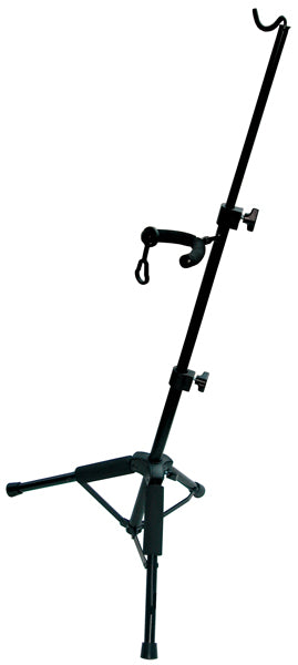 Yorkville VS-61 Violin Stand with Bow Hanger - Black - Tripod Style