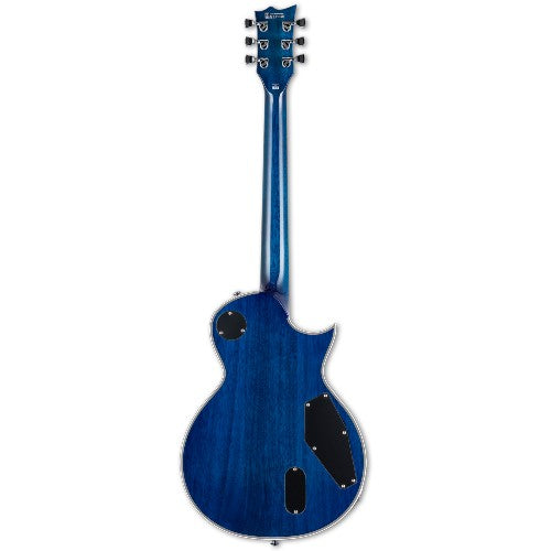 Guitare électrique ESP LTD EC-1000T CTM avec Humbuckers classiques Fishman Fluence Open Core - Violet Shadow pour gaucher