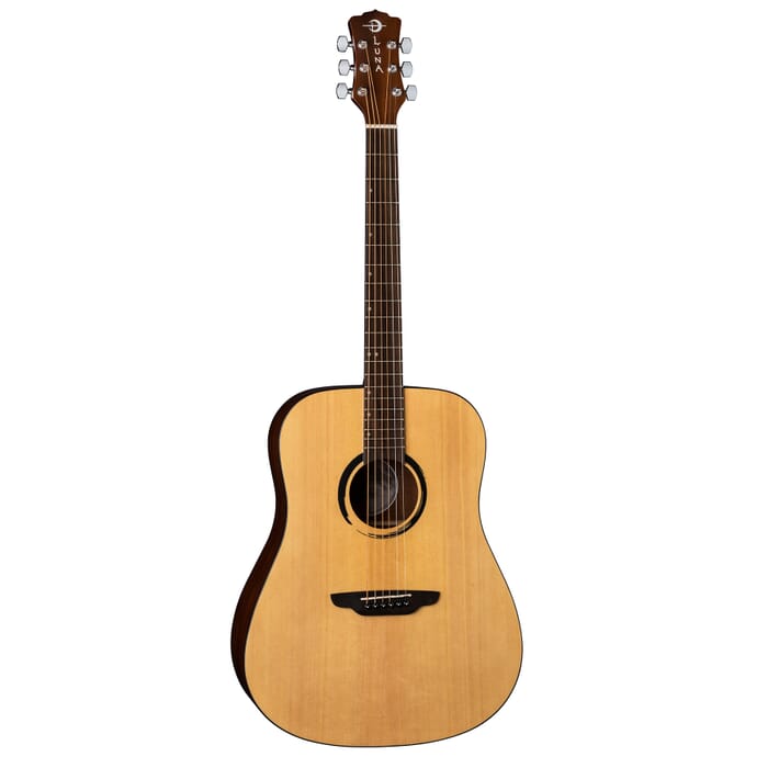 Luna WABI SABI Dreadnought Acoustic Guitar (Satin Natural)