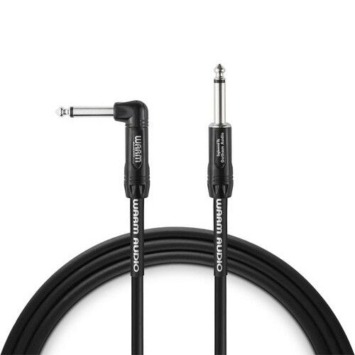 Warm Audio Pro-TS-1RT-10 Pro Series - 1 End Right-Angle Instrument Cable - 10'