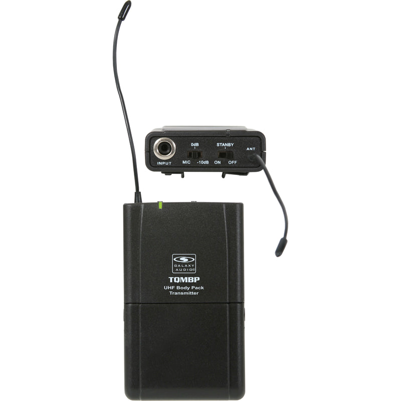 Galaxy Audio TQ8 Traveler Quest 8 Système de sonorisation portable sans fil tout-en-un avec ceinture sans fil (N2 517,550 MHz)