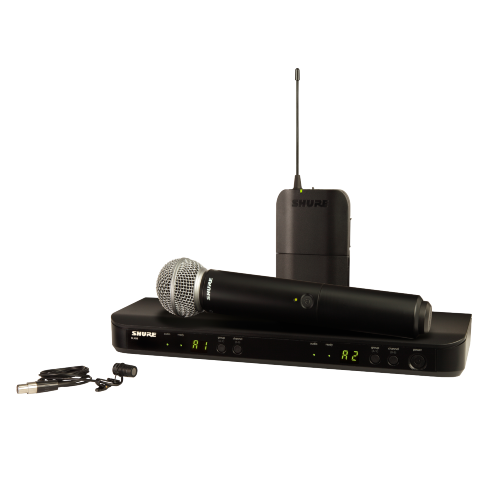 Shure BLX1288/W85 Lavalier And Handheld Combo Wireless System Frequency H9