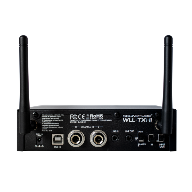 Système émetteur/récepteur sans fil tri-bande non compressé SoundTube WLL-TR-1p-II