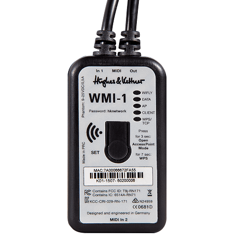 Hughes & Kettner WMI-1 Wireless MIDI Interface - Red One Music