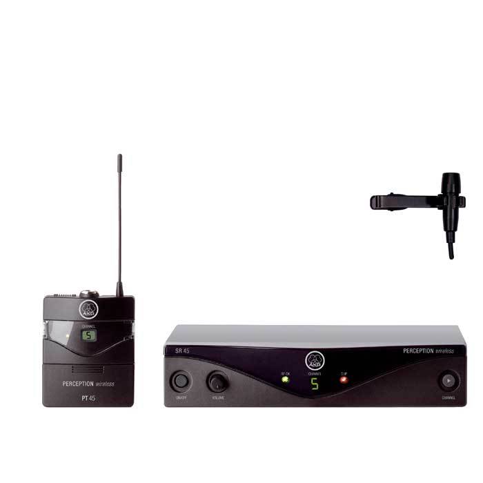 AKG WMS 45 Presenter Wireless Lavalier System - Red One Music