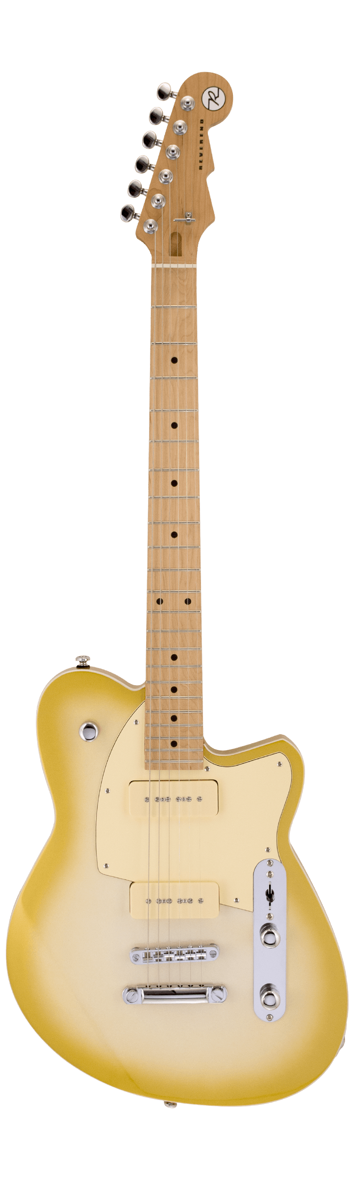 Guitare électrique Reverend CHARGER 290 avec P90s (Venetian Pearl)