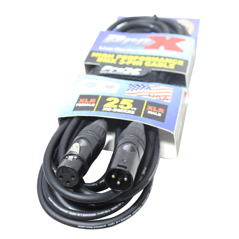 ProX XC-CMR25 3.5mm TRS to DUAL RCA-M Cable - 25FT