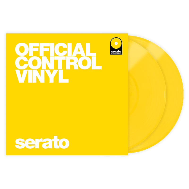Serato Vinyl Performance Series Pair - Yellow 12’ Control Vinyl Pressing - Red One Music