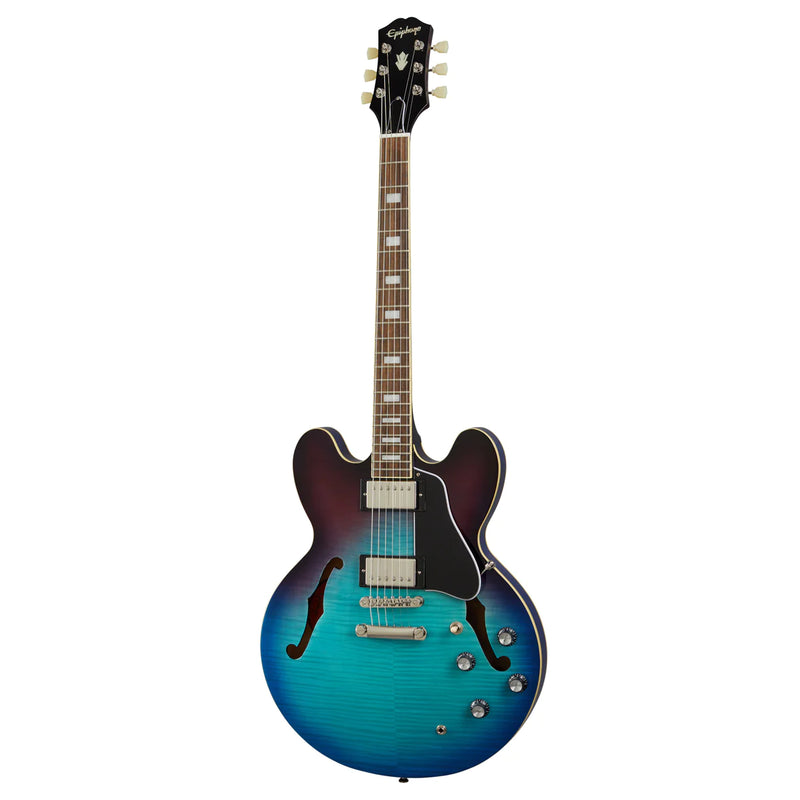 Epiphone IGES335F ES-335 Guitare électrique semi-creuse série figurée (Blueberry Burst)