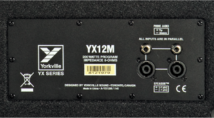Yorkville YX12MC YX Series Passive Monitor - 12"
