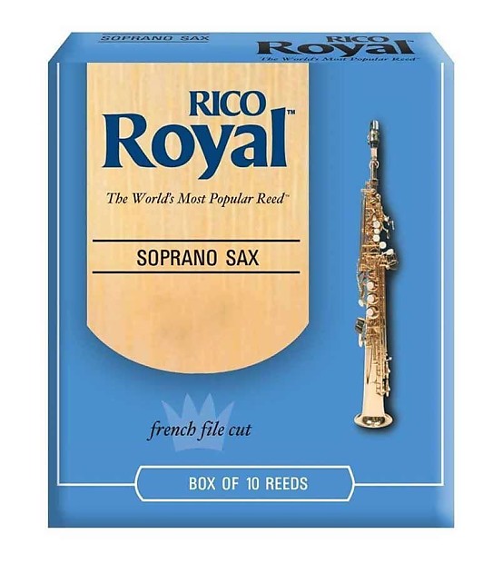 Rico Royal RIB1025 Soprano Sax Reeds Strength 2.5 - Red One Music