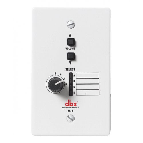 Dbx Zc8 Wall-mounted Zone Controller - Red One Music