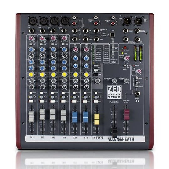 Allen & Heath Zed60-10FX Multipurpose Mixer With FX - Red One Music