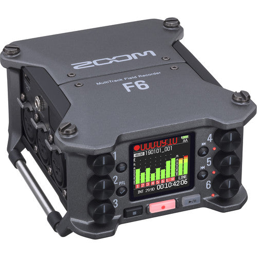 Zoom F6 Multi-Track Field Recorder - Red One Music